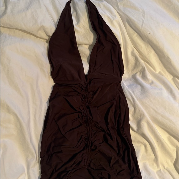 White Fox brown dress - Picture 2 of 4